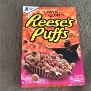 Travis Scott Reese’s Cereal Box